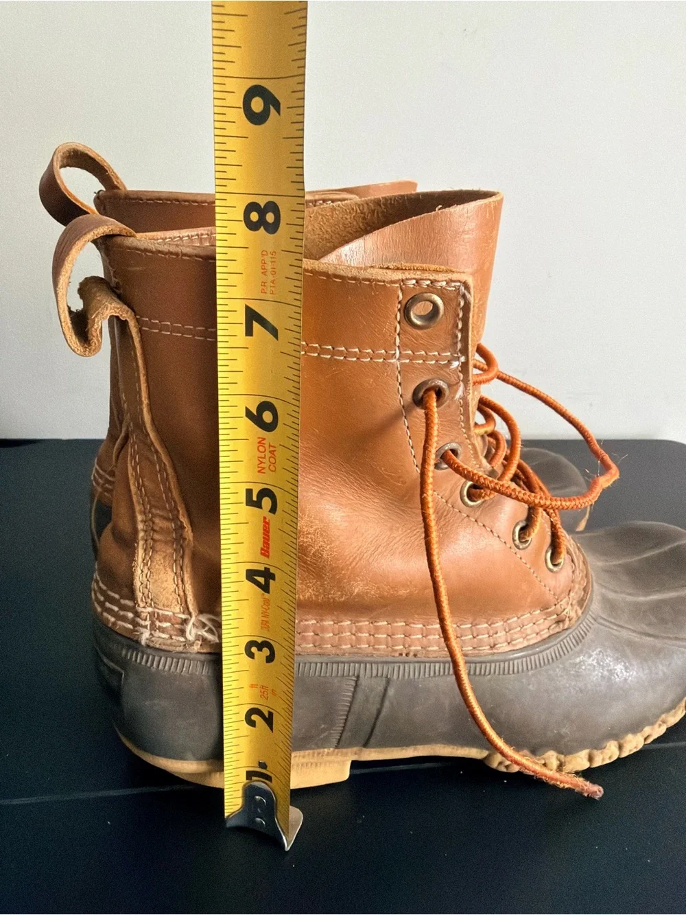 Brown Leather & Rubber Lace-Up womens Duck Boots